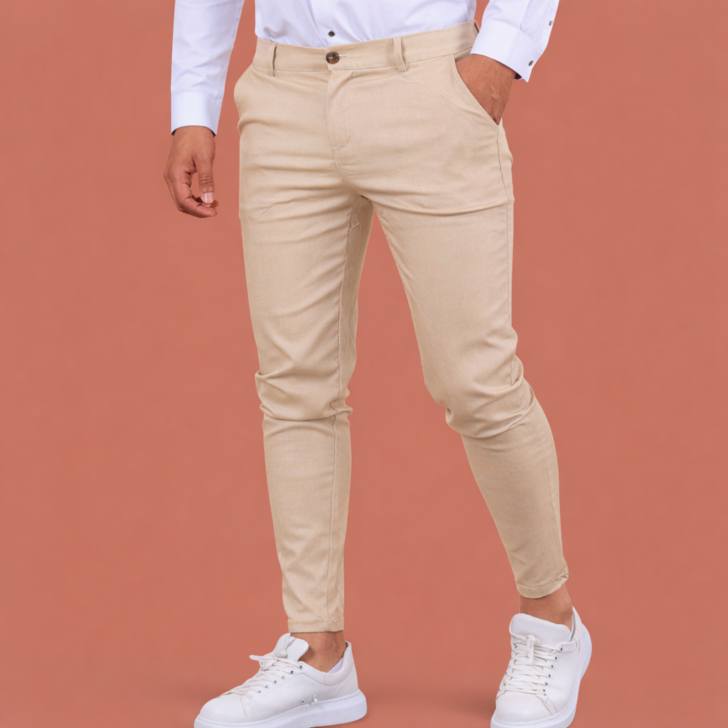 Slim-fit stretch trousers for men with a modern fit | Jorrit