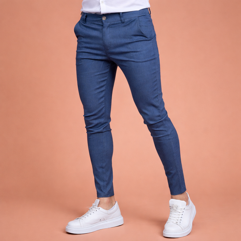 Slim fit chino pants with tapered fit for men | Aron