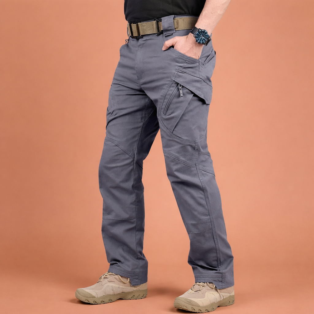 Men's cargo pants with multiple pockets and adjustable waistband | Jorik