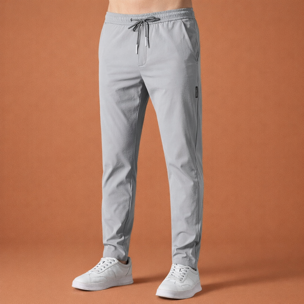 Quick-drying stretch trousers for men with adjustable waist and straight legs | Harmen