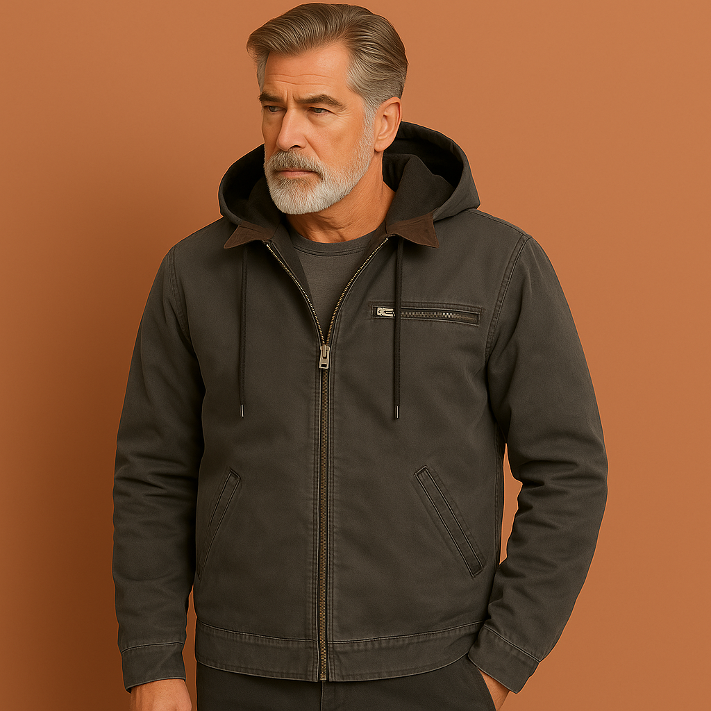 Warm hoodie jacket for men | Ade