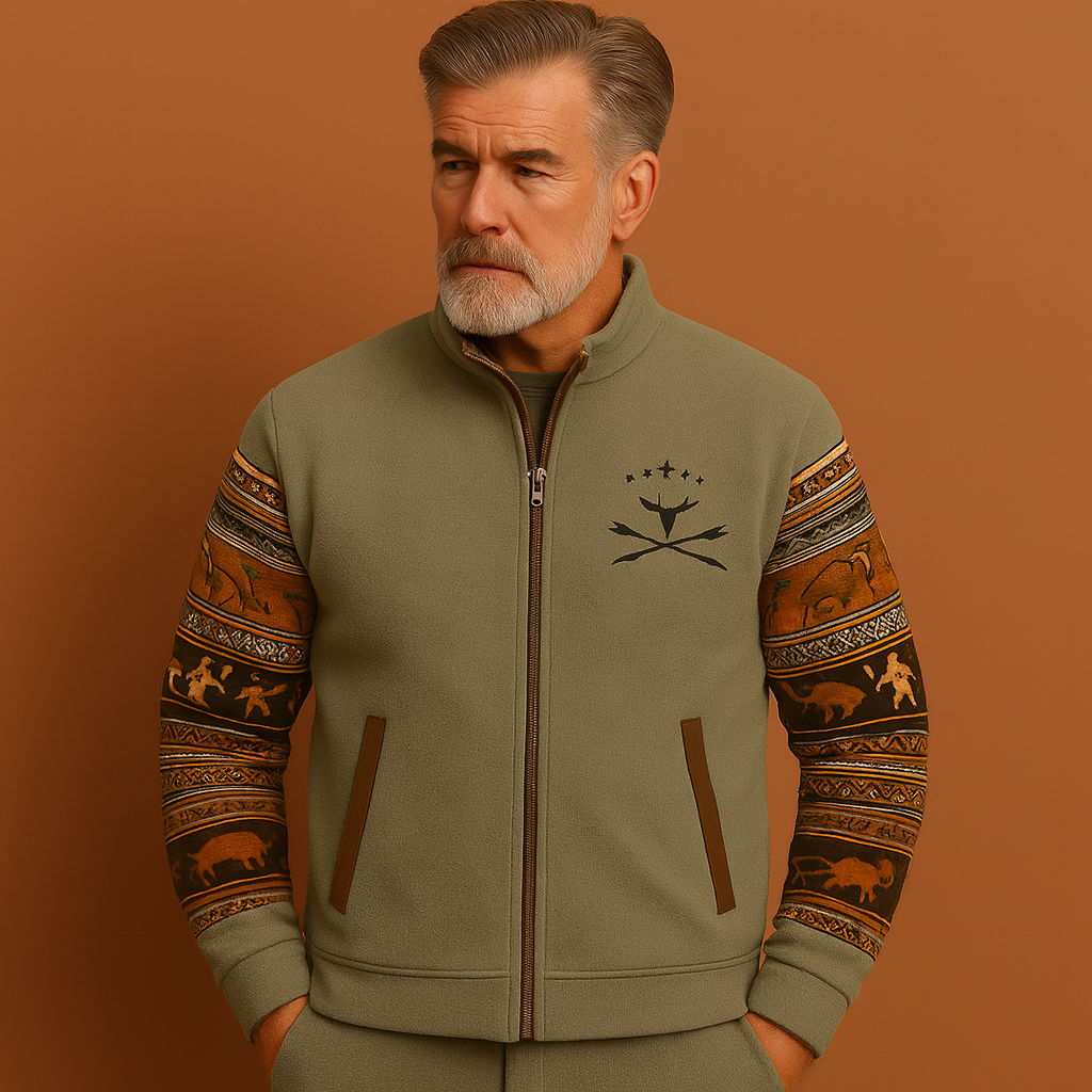Warm zip-up winter jacket for men | Ismael