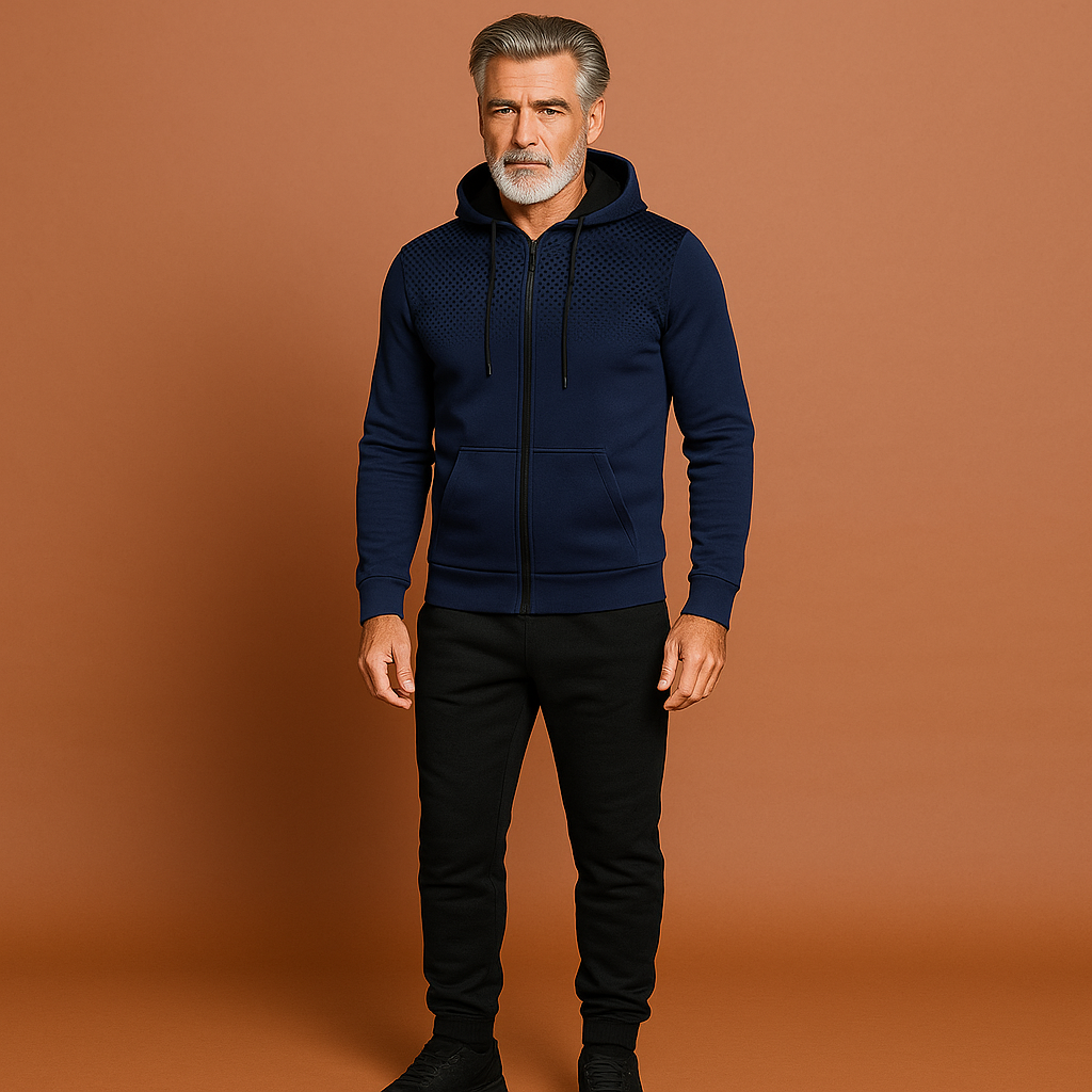 Sporty slim fit tracksuit for men | Pieter