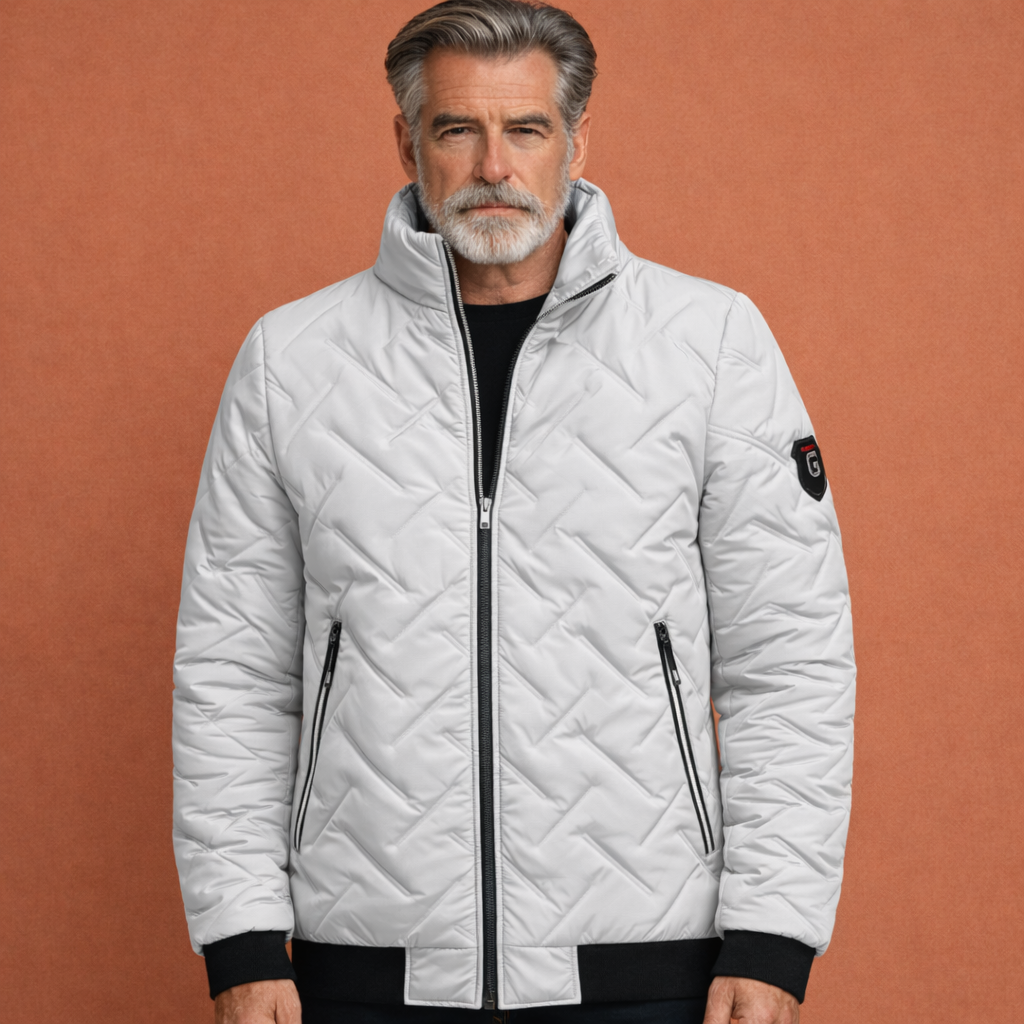 Warm Padded Winter Jacket for Men with Modern Look | Hubert
