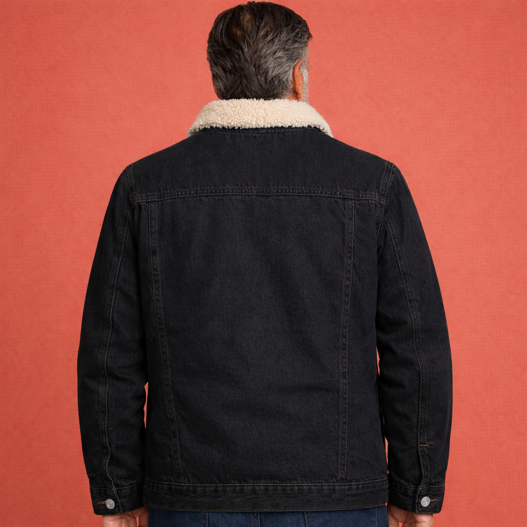 Casual men's jacket with button closure | Anthonie