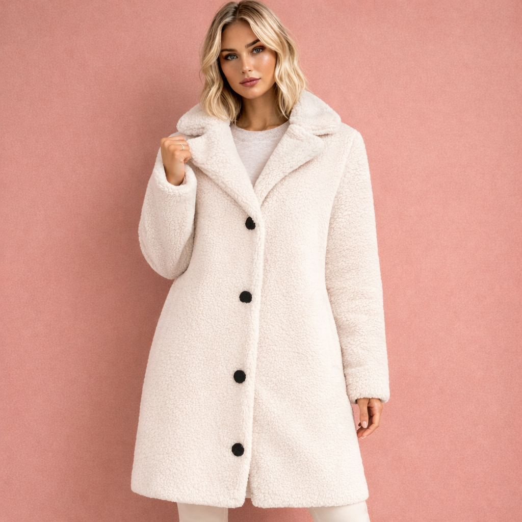 Elegant Warm Coat for Women | Sanne