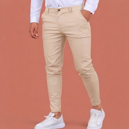 Slim-fit stretch trousers for men with a modern fit | Jorrit