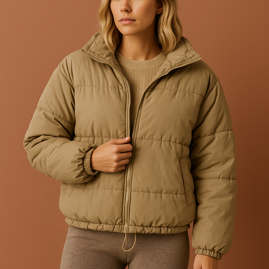Stylish oversized quilted jacket for women | Lova