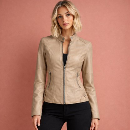 Fitted Biker Jacket for Women | Antonia