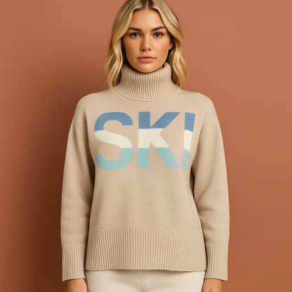 Turtleneck Sweater with Elegant Fit for Women | Yasmin