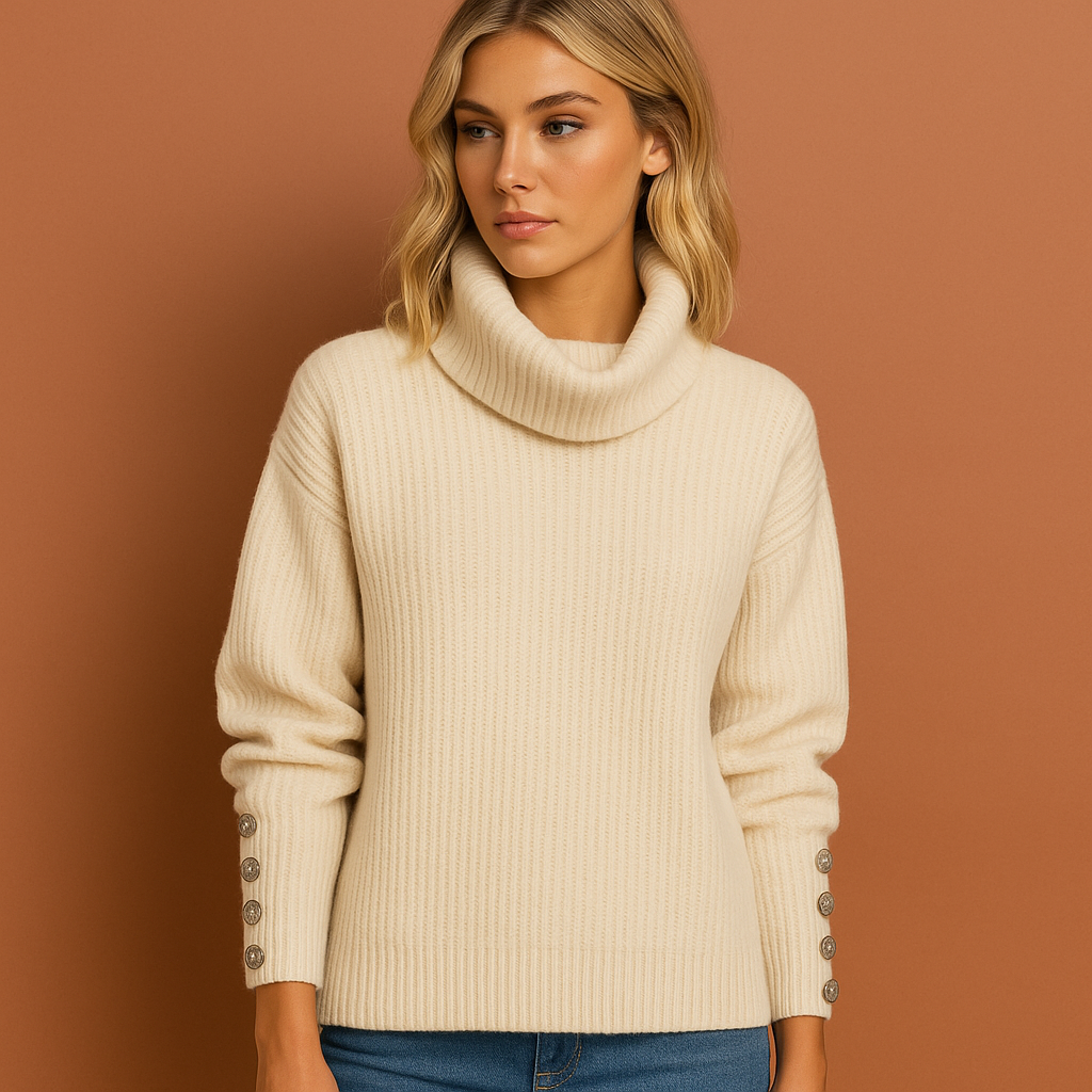 Comfortable turtleneck sweater with an elegant look for women | Pien