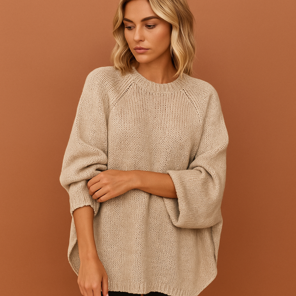 Oversized sweater for women with casual winter style | Asana