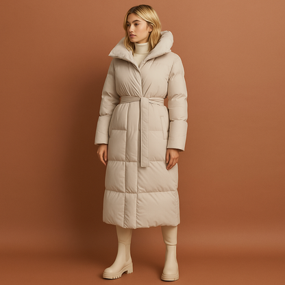 Long winter coat for women with an elegant fit | Iris