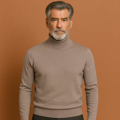 Elegant turtleneck sweater for men with a comfortable fit | Daan
