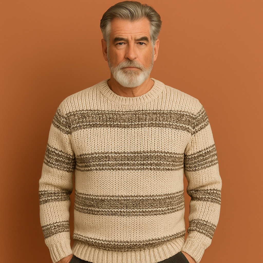 Fashionable Striped Sweater for Men | Sven