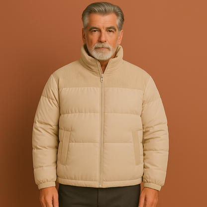 Warm Padded Puffer Jacket for Men | Felix