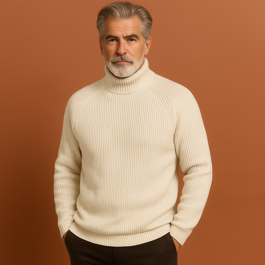 Timeless turtleneck sweater for men with an elegant fit | Thomas