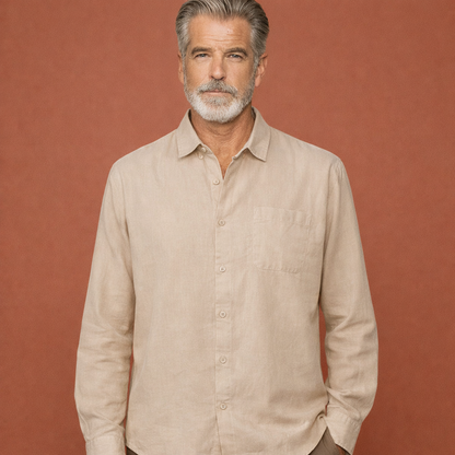 Casual summer shirt with button closure for men | Timo