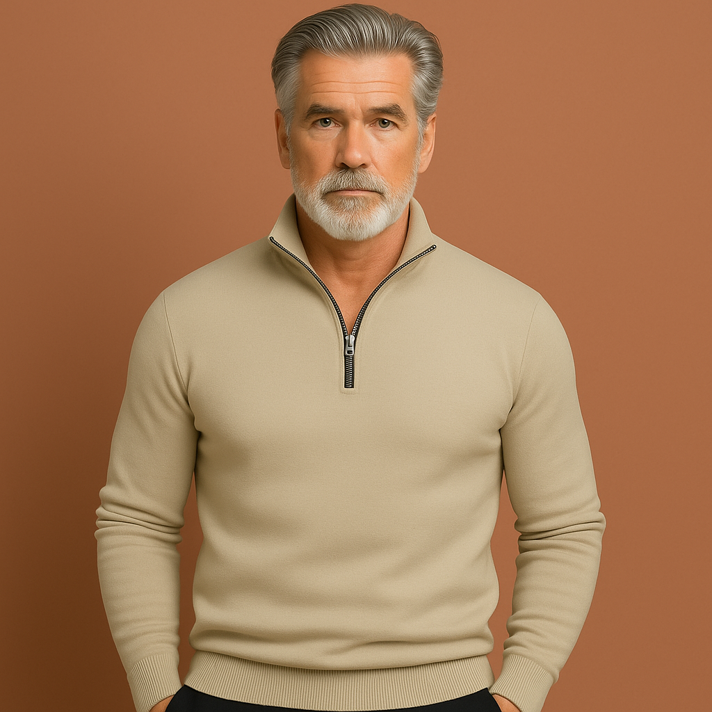 Casual zip sweater for men | Jerry