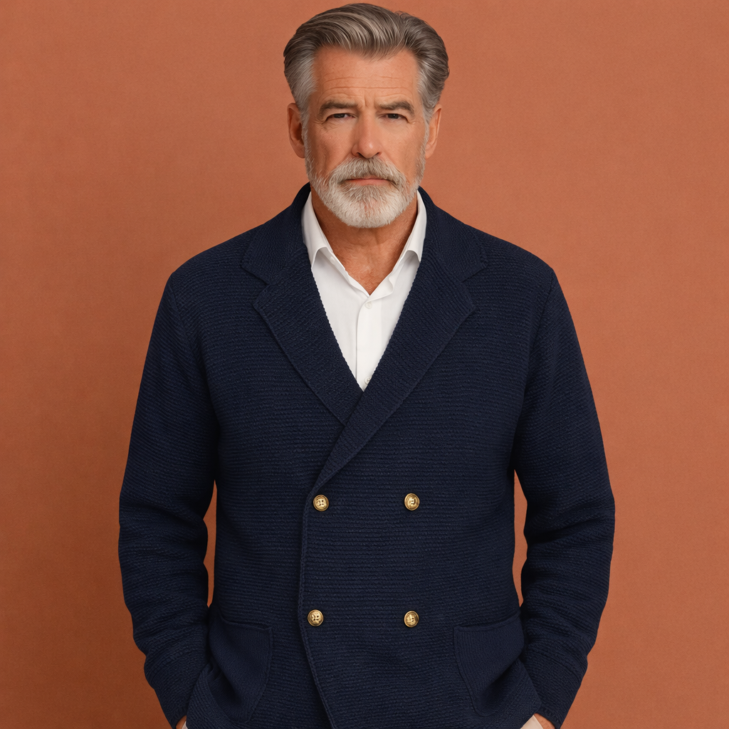 Casual vest with double button closure for men | Alfredo