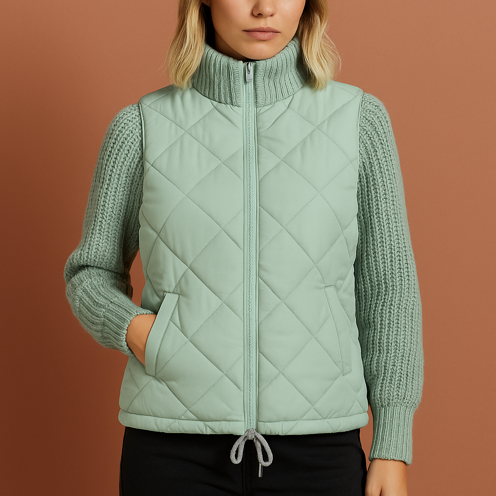 Patchwork Knitted Cardigan for Women | Noëlle