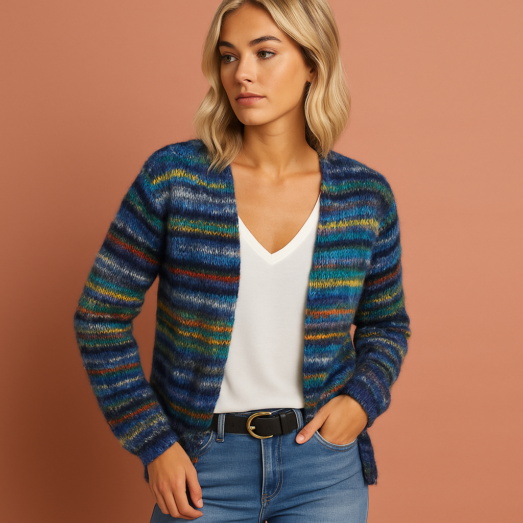 Trendy vest with modern color design for women | Yvette