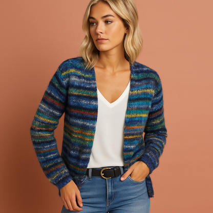 Trendy vest with modern color design for women | Yvette