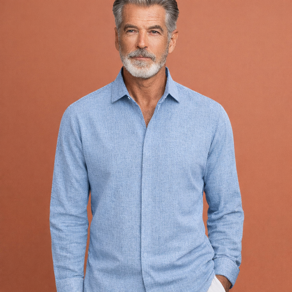 Linen Long Sleeve Shirt for Men | Harm