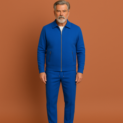 Comfortable Tracksuit with Zipper Jacket for Men | Evert
