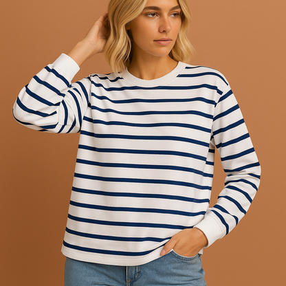 Striped sweatshirt for women | Merel