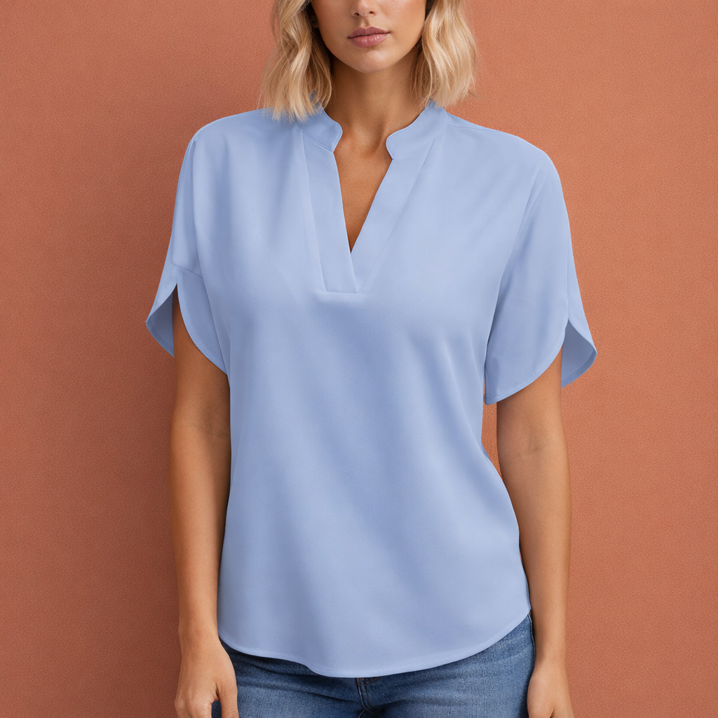 Elegant airy blouse for women with a flattering fit | Maud