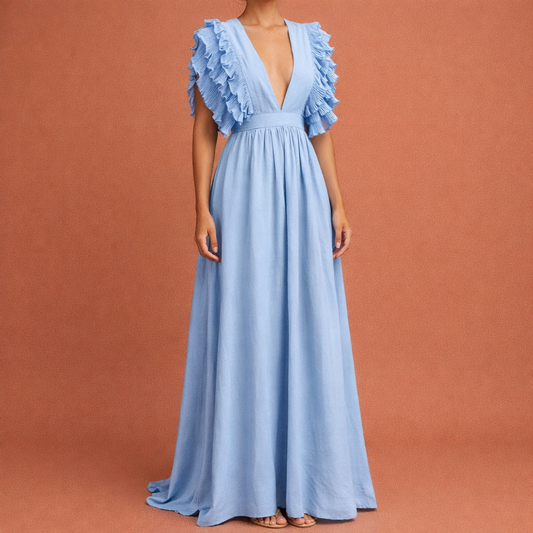 Elegant maxi dress for women with a flattering silhouette | Livia