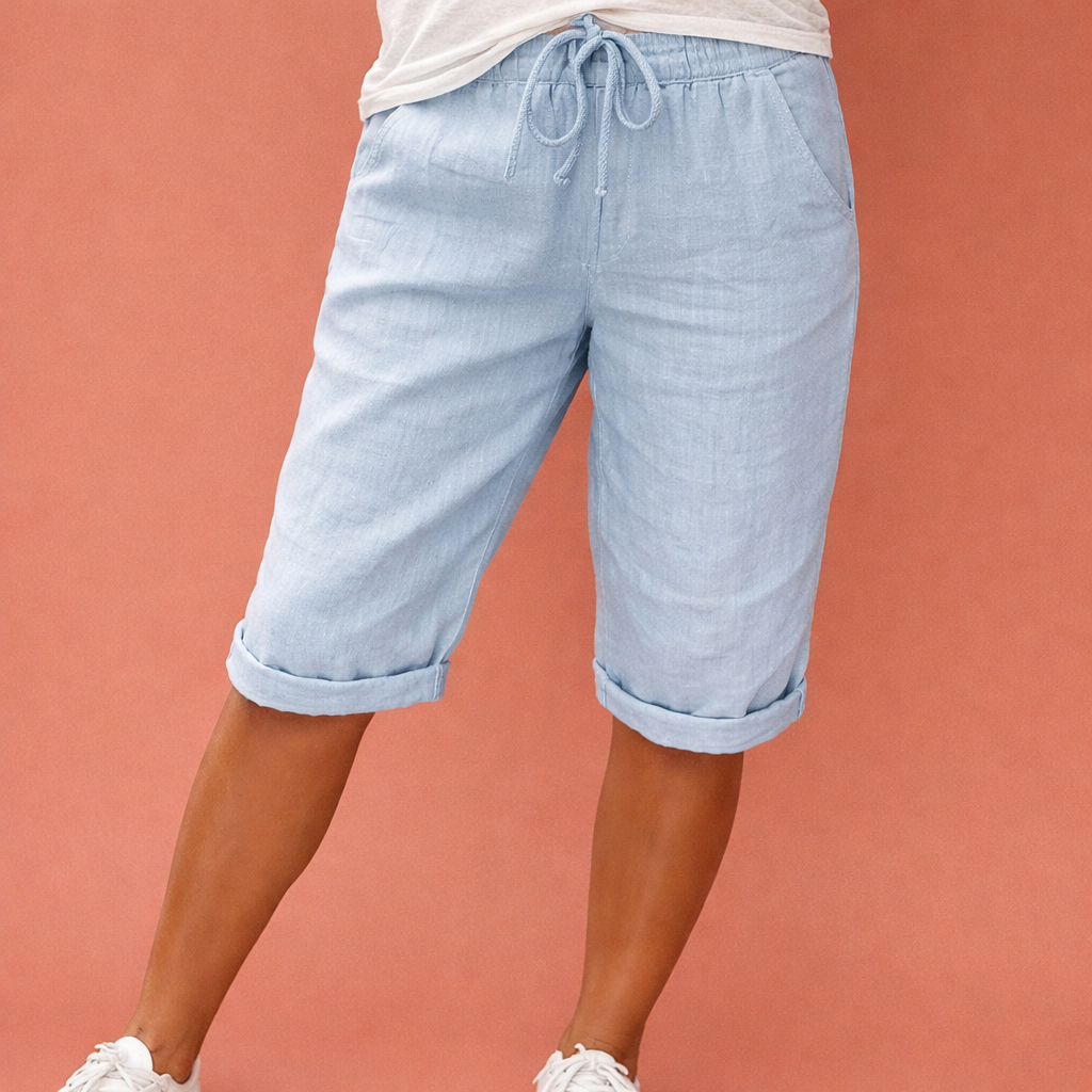 Comfortable Cotton Shorts for Women with Elegant Fit | Liora