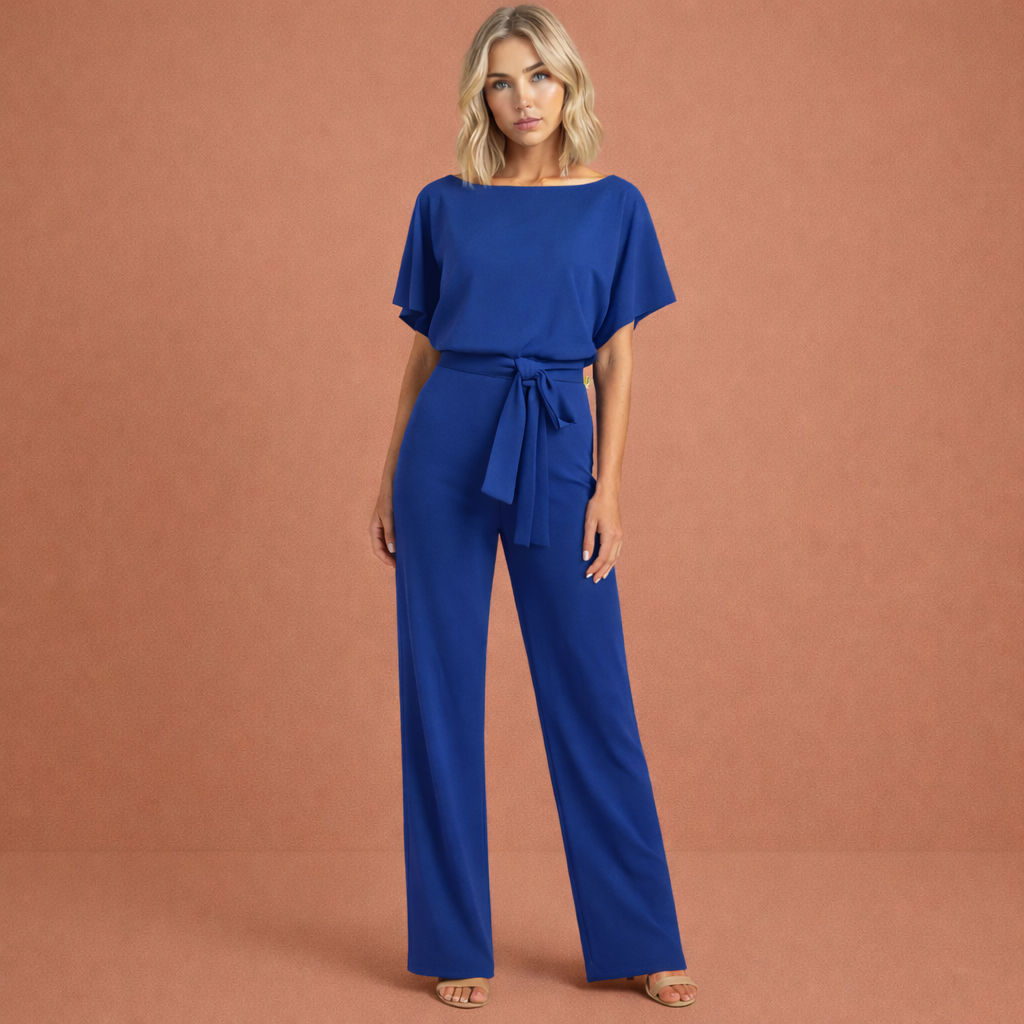 Elegant two-piece set with belt for women | Femke