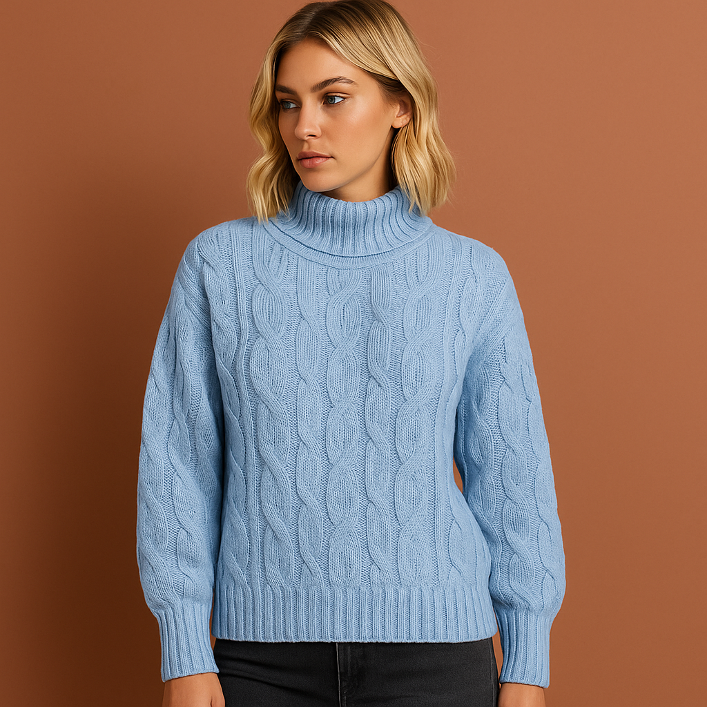 Knitted sweater with elegant fit for women | Amara