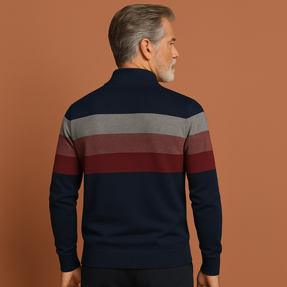Knitted sweater with a timeless fit for men | Vigo