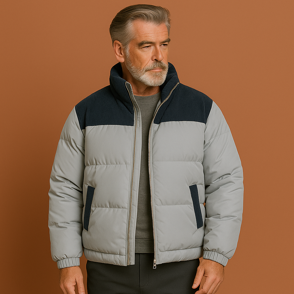 Warm Padded Puffer Jacket for Men | Felix