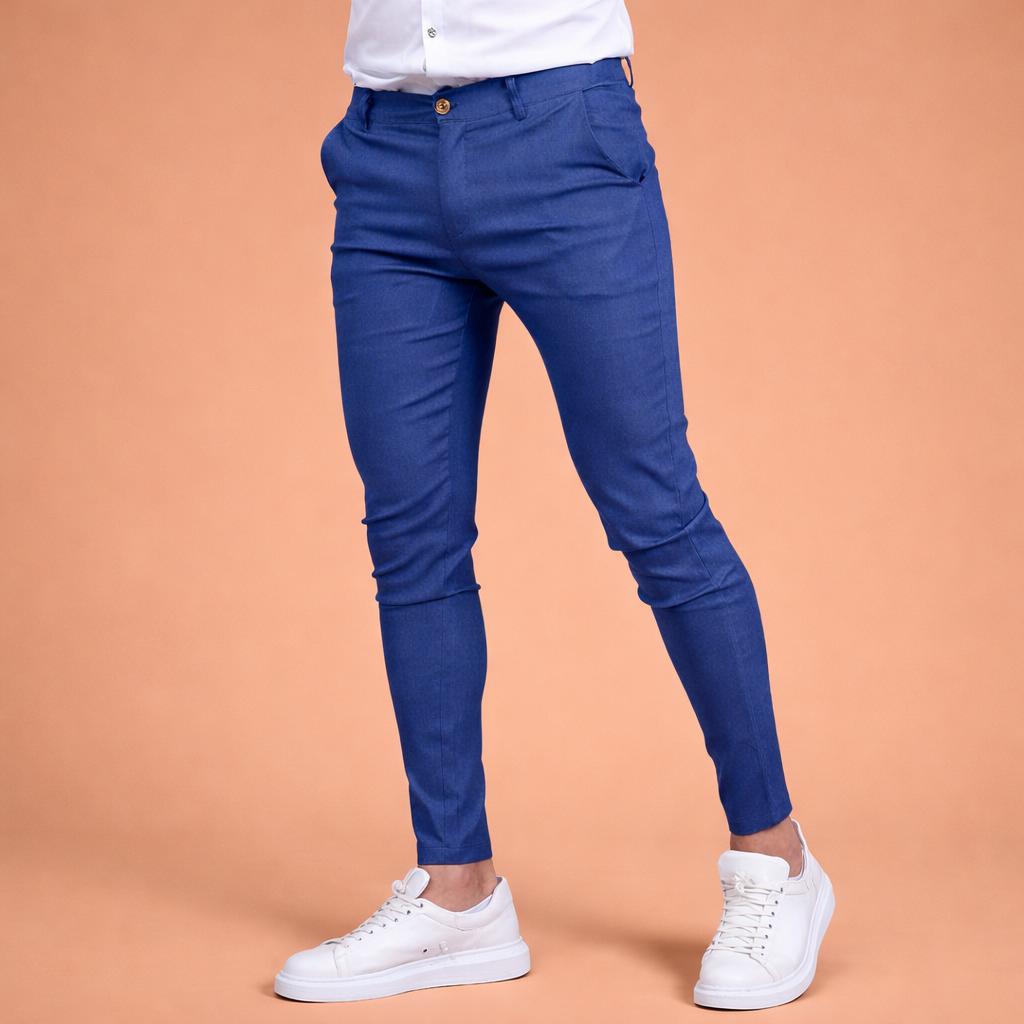 Slim fit chino pants with tapered fit for men | Aron