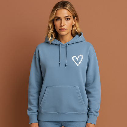 Hoodie with Heart Print for Women | Jana