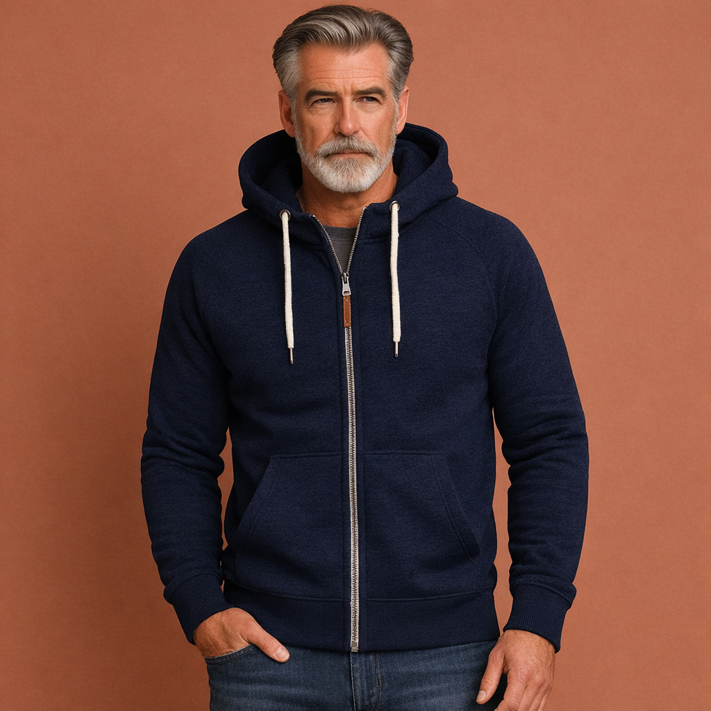 Modern men's hoodie vest for everyday use | Andreas