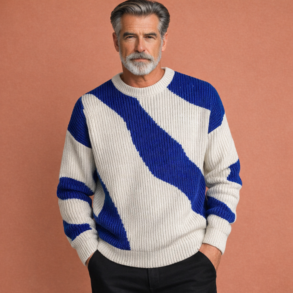 Comfortable pullover for men with a timeless look | Niels