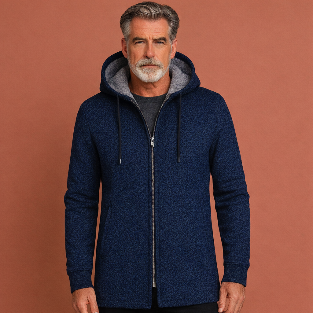 Warm casual jacket with hood for men | Reginald
