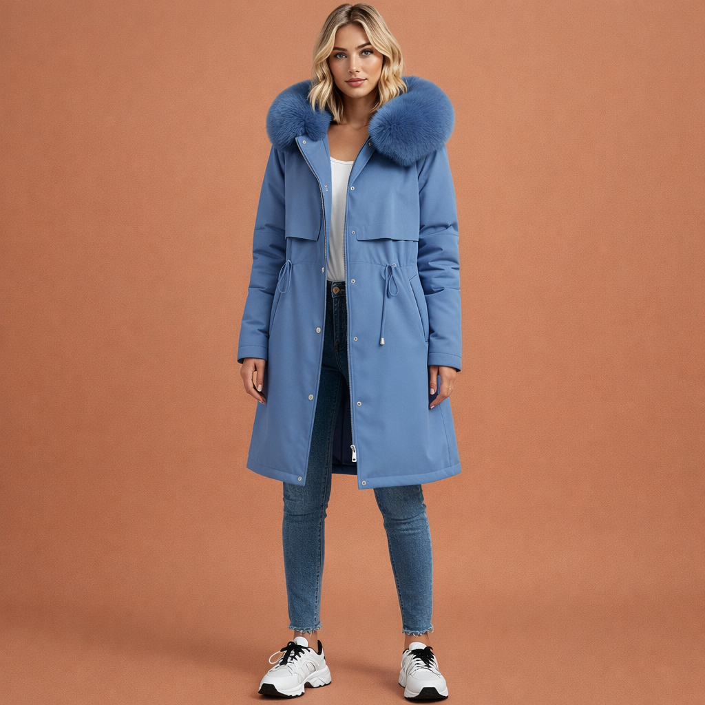 Warm Padded Coat with Hood for Women | Theresia