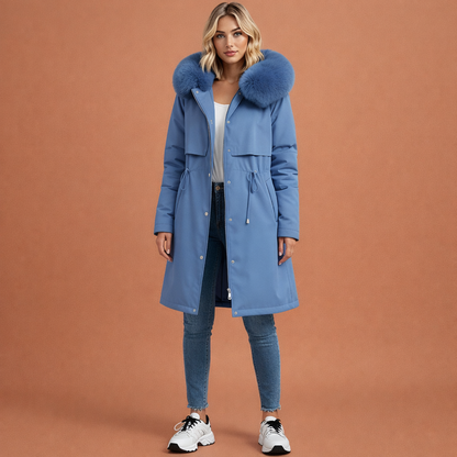 Warm Padded Coat with Hood for Women | Theresia