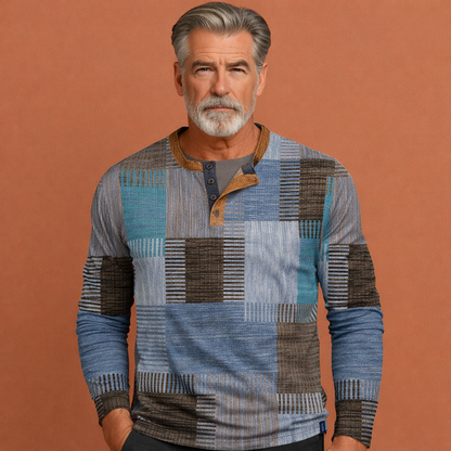 Warm classic sweater with a comfortable fit for men | Hector