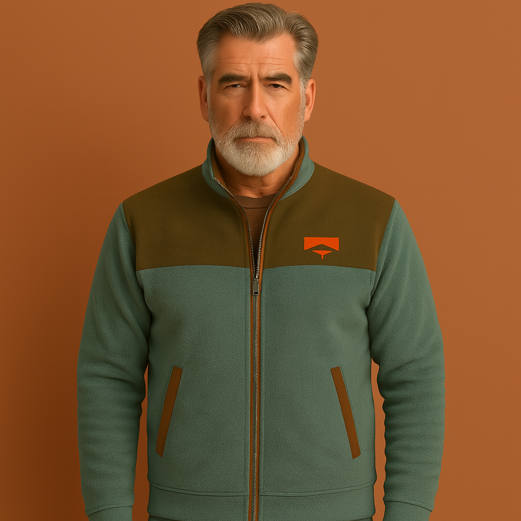 Warm zip-up winter jacket for men | Ismael