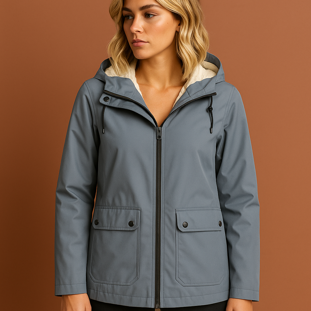 Fleece-lined waterproof jacket for women | Mira
