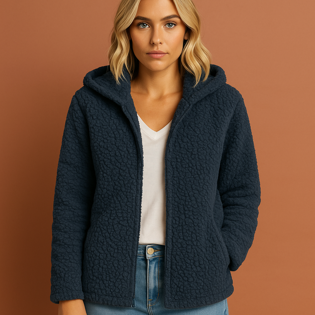 Comfortable winter coat with hood for women | Eve