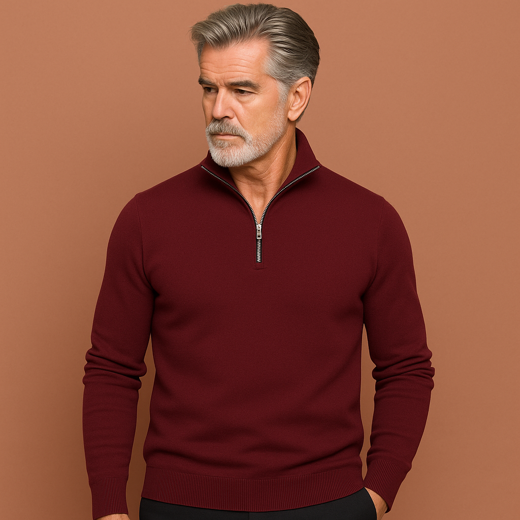 Casual zip sweater for men | Jerry