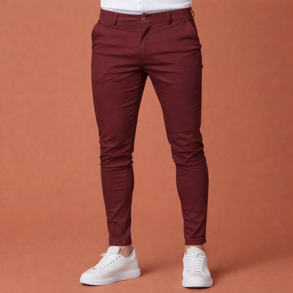 Slim-fit stretch trousers for men with a modern fit | Jorrit